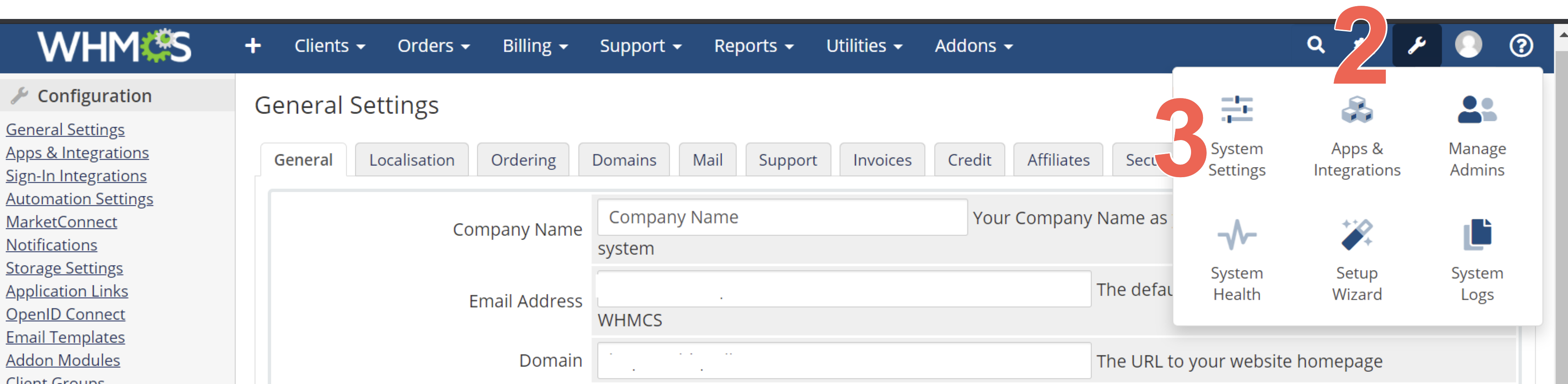 System Settings